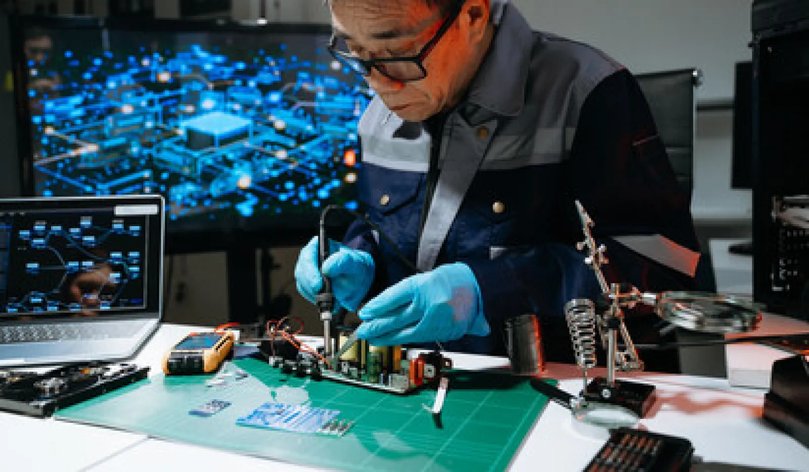 Precision PCB Prototyping Inspection
